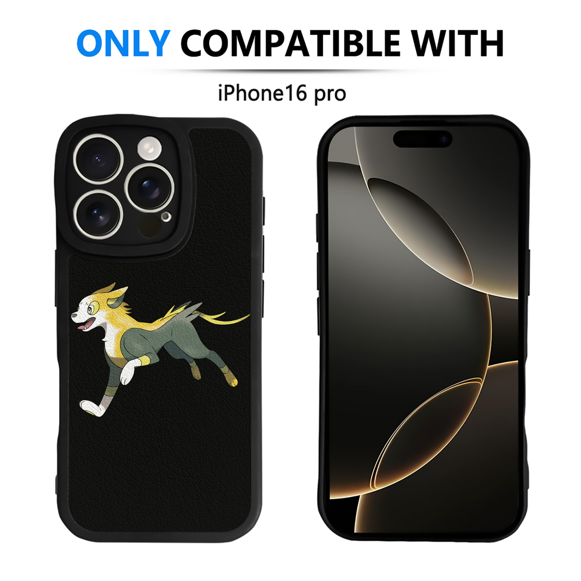 （画像用） ポケットモンスター Pokémon 【iPhone 16シリーズ対応】シリコンスマホケース（レザー調） 材質：シリコン